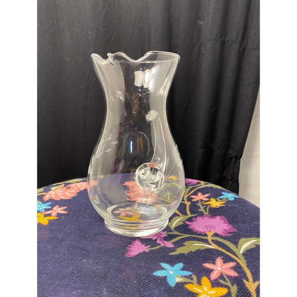Vintage Princess House “Heritage” Design Clear Crystal Glass Pitcher - Picture 7 of 9